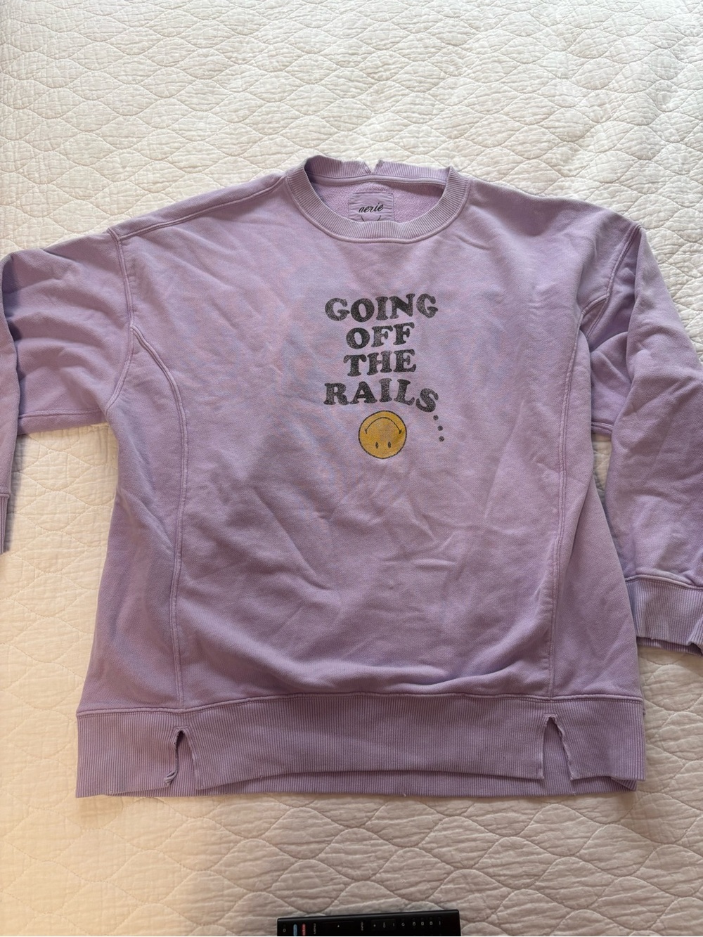 Aerie Lilac Graphic Crewneck - Picture 2 of 4